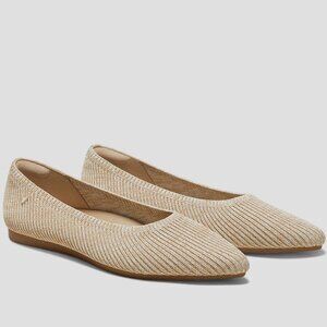 Pointed-Toe Ballet Flats (Aria 5° Hemp)